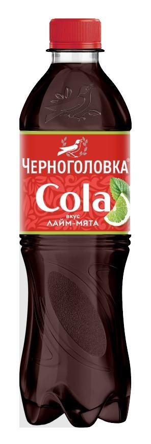 Напиток газированный Черноголовка Кола Лайм Мята 500 мл., ПЭТ