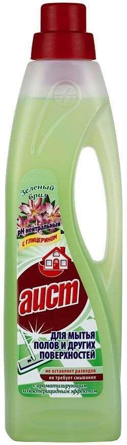 Средство для мытья полов Аист зеленый бриз 950 мл., ПЭТ