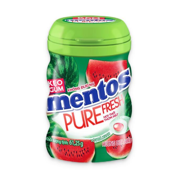 Резинка жевательная Mentos Арбуз 61,25 гр., ПЭТ