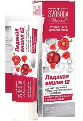Зубная паста Svoboda для всей семьи Ледяная вишня 7+ 98 гр., картон