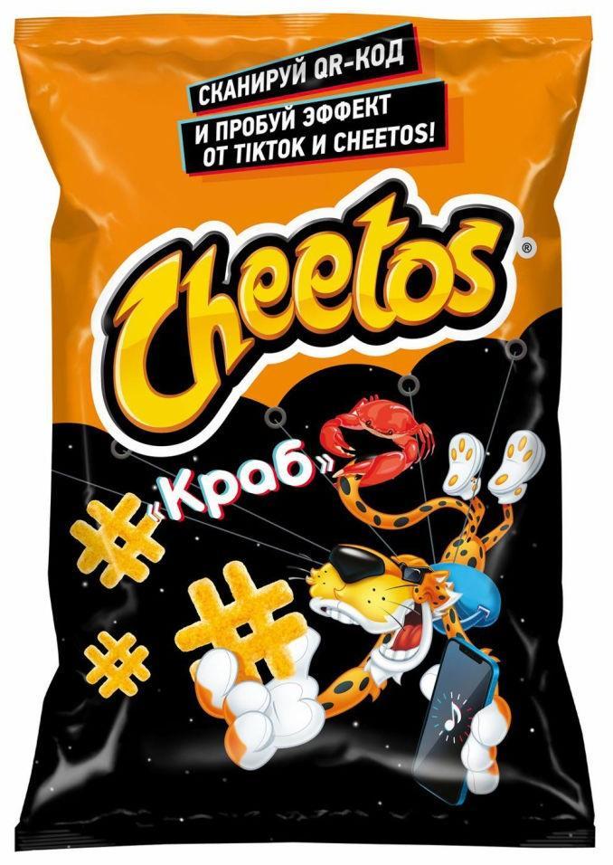 Чипсы Cheetos краб 85 гр., флоу-пак