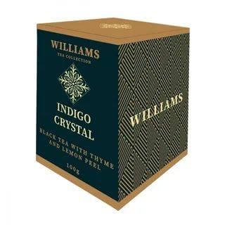 Чай Williams Indigo Crystal, черный с чабрецом и цедрой лимона, 100 гр