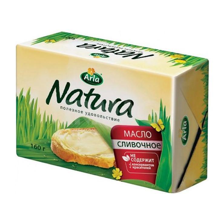 Масло слвиочное Arla Natura 82% 160 гр., обертка