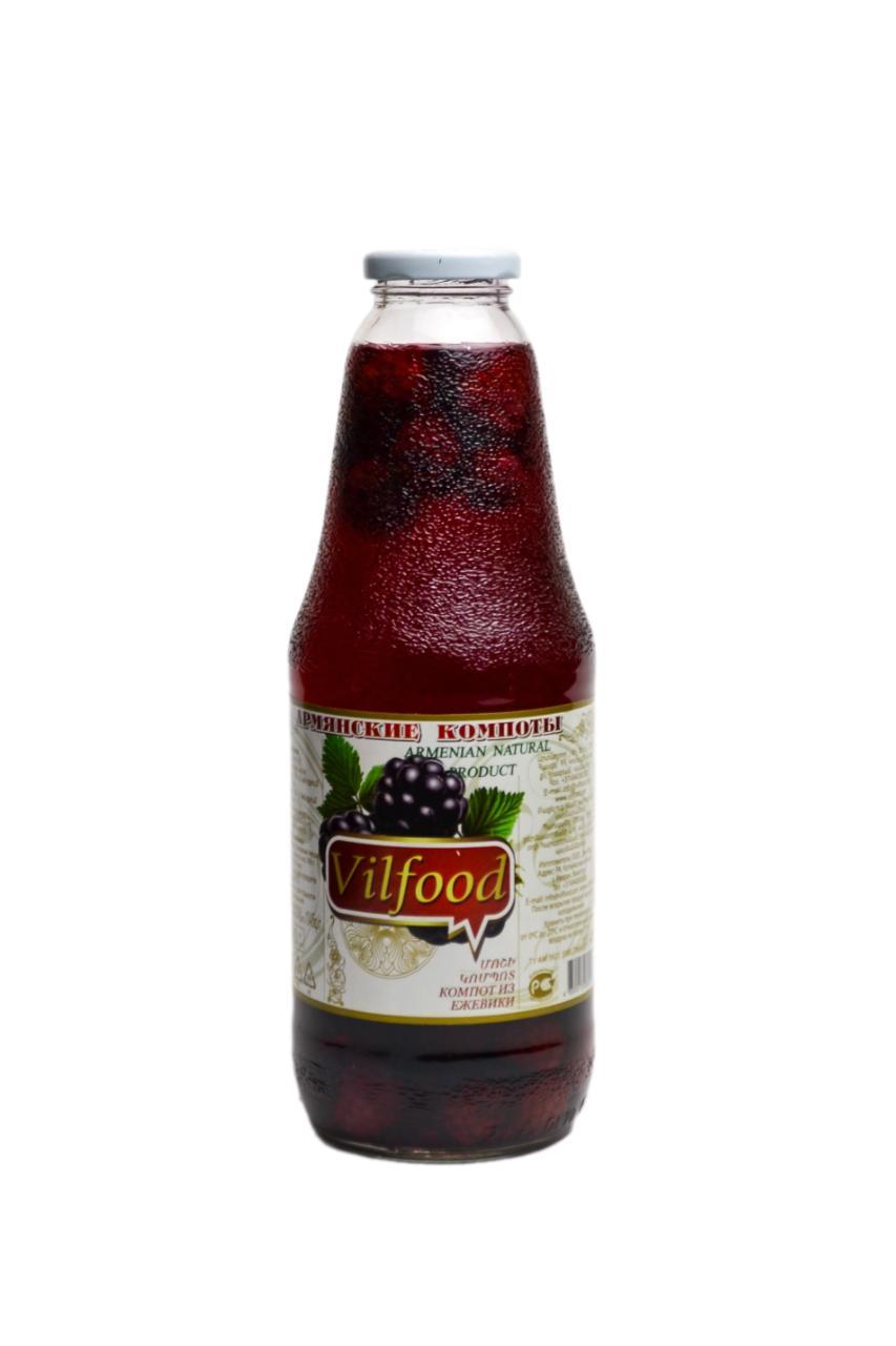 Компот Vilfood ежевика 1 л., стекло