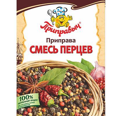 Приправа Приправыч смесь перцев 15 гр., саше