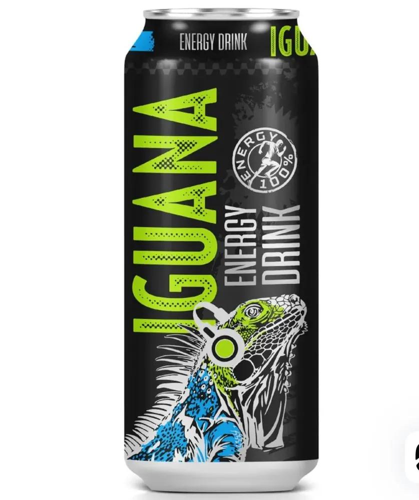 Напиток энергетический IGUANA original 500 мл., ж/б