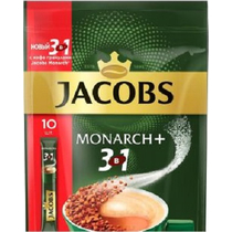 Кофе Jacobs Monarch 3в1 растворимый, 150 гр., флоу-пак