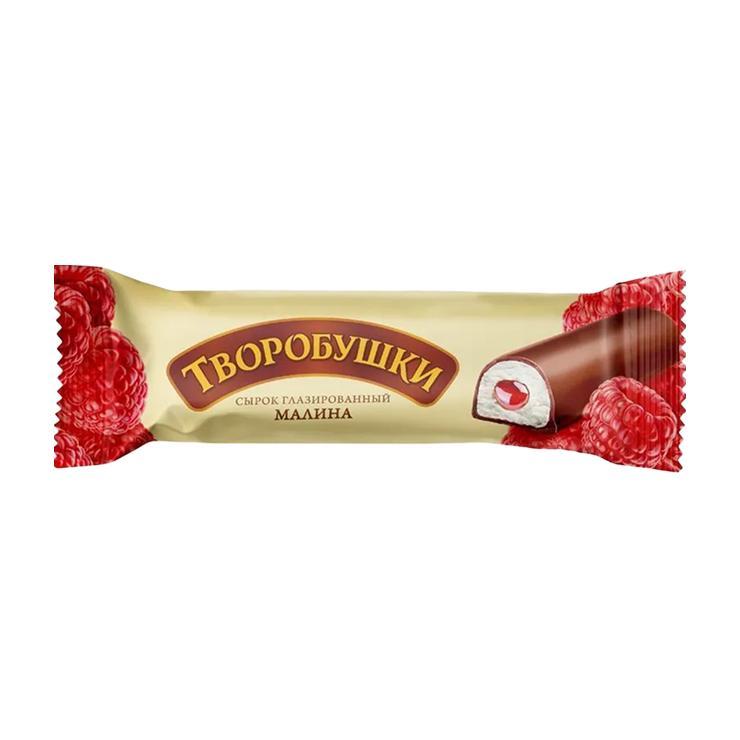 Сырок глазированный Творобушки малина 20% 40 гр., флоу-пак