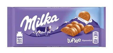 Шоколад Milka Luflee Alpine Milk 100 гр., флоу-пак