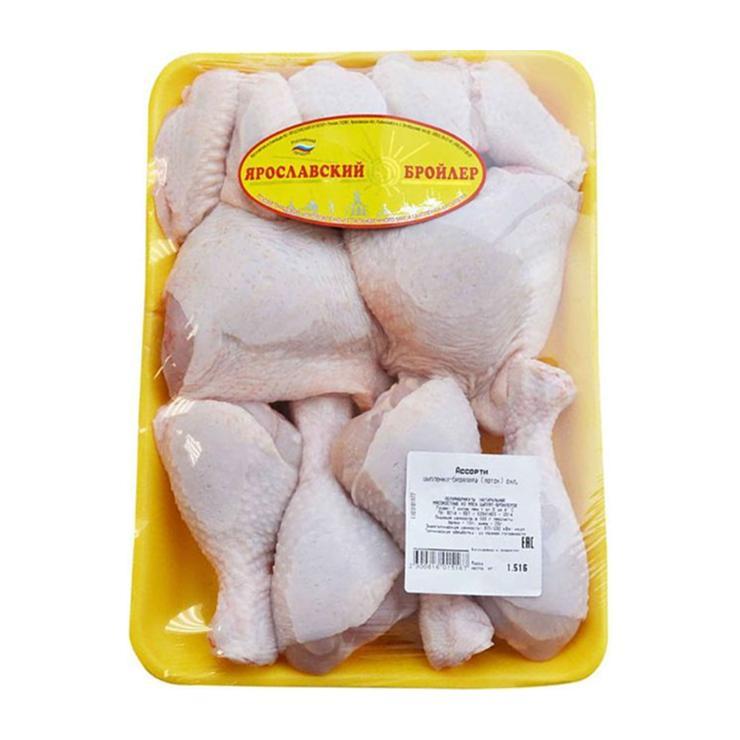 Цыпленок - бройлер Ярославский бройлер ассорти охлажденный 1,4 кг., лоток