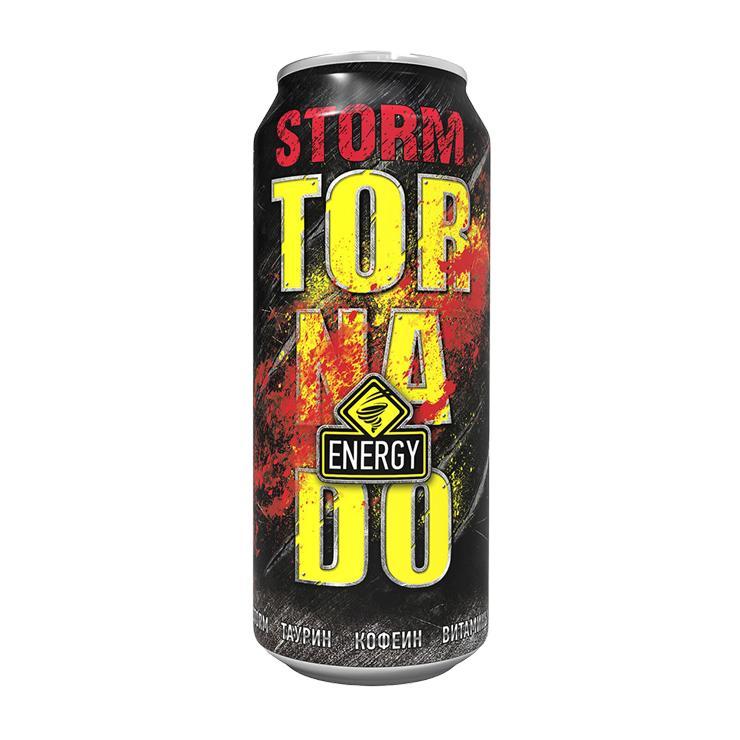 Напиток энергетический Tornado Energy Мах Original Storm 450 мл., ж/б