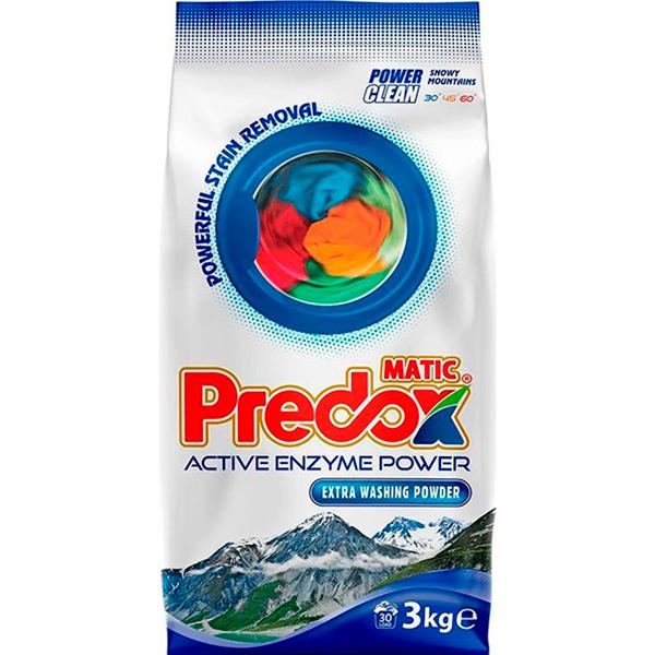 Стиральный порошок Predox active enzyme power свежесть гор 3 кг., флоу-пак