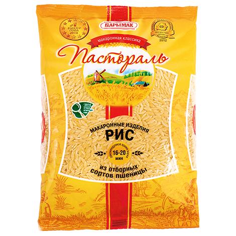 Макаронные изделия Рис гр.В в/сорт, Барымак, 900 гр., флоу-пак