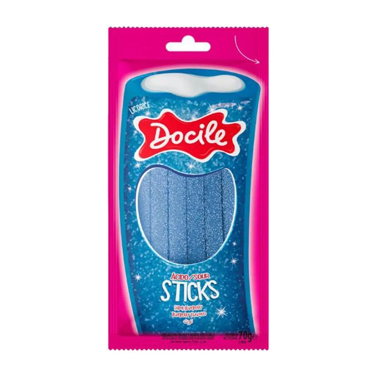 Мармелад жевательный Docile Sour Blueberry Pencils 70 гр., саше
