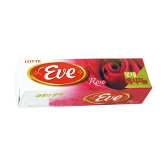 Жевательная резинка Lotte Eve со вкусом розы 26 гр., обертка
