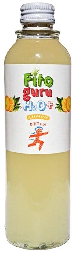 Напиток негазированный Fitoguru Detox лимон H2O+ 330 мл., стекло