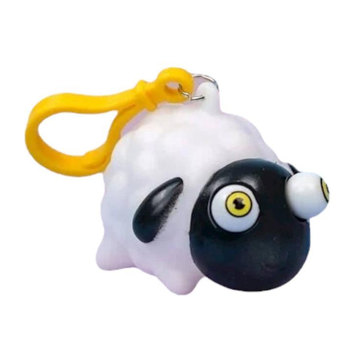Брелок-антистресс Animal poppling eyes овечка, пакет