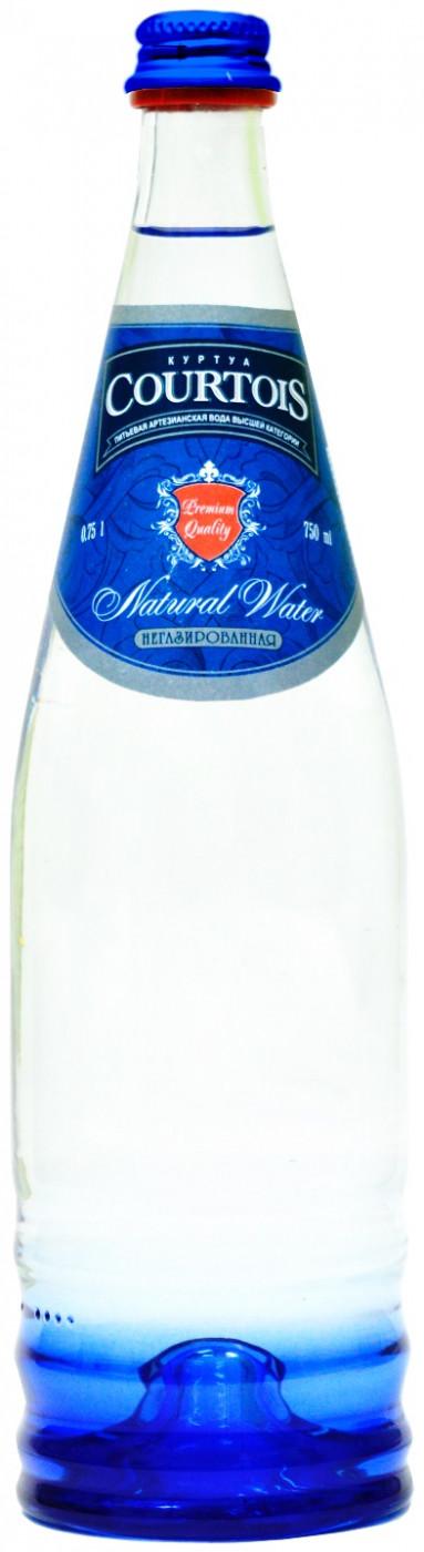 Вода Courtois негазированная питьевая ,750 мл.,стекло