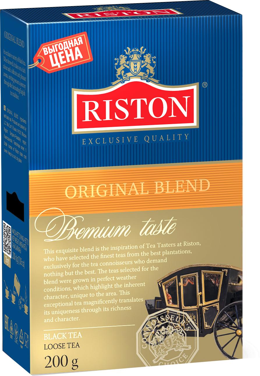 Чай Riston Original Blend черный, 200 гр., картон