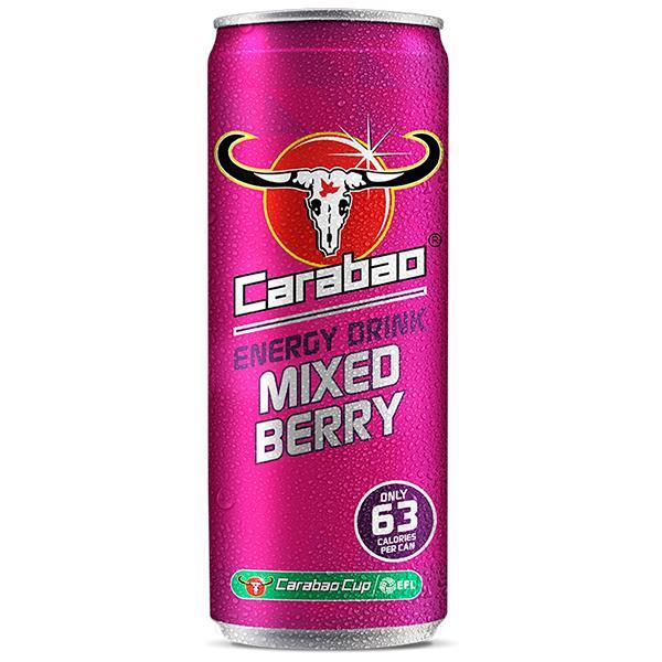 Напиток энергетический Carabao Ягодный Микс 330 мл., ж/б