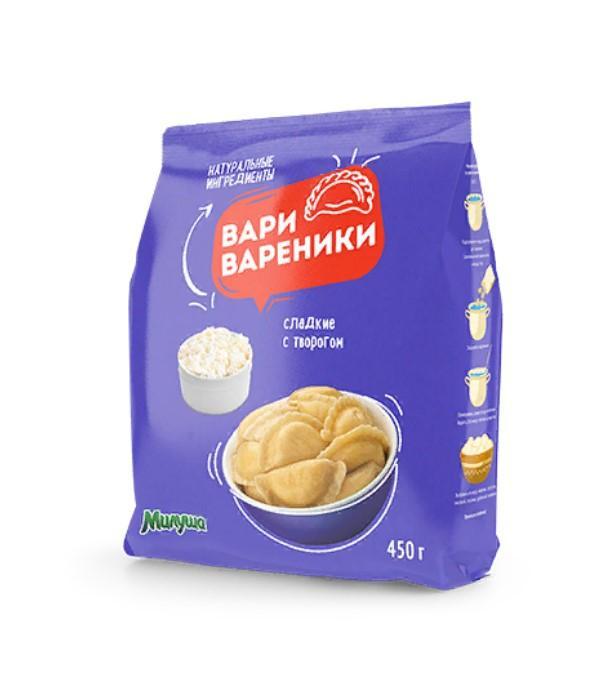 Вареники Вари вареники с творогом 450 гр., флоу-пак