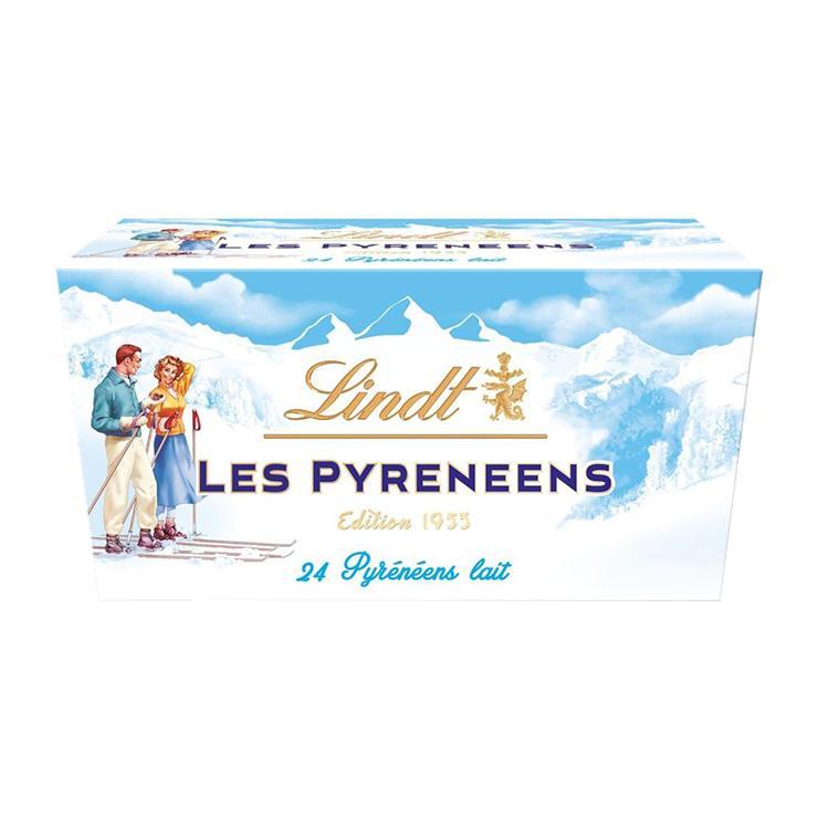Конфеты Lindt Pyreneens Vintage Винтаж из молочного шоколада с нежной молочной начинкой пралине 175 гр., картон