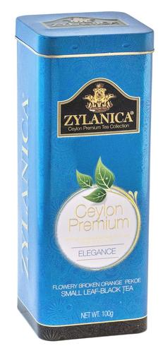 Чай Zylanica Batik Design Elegance черный, 100 гр., ж/б