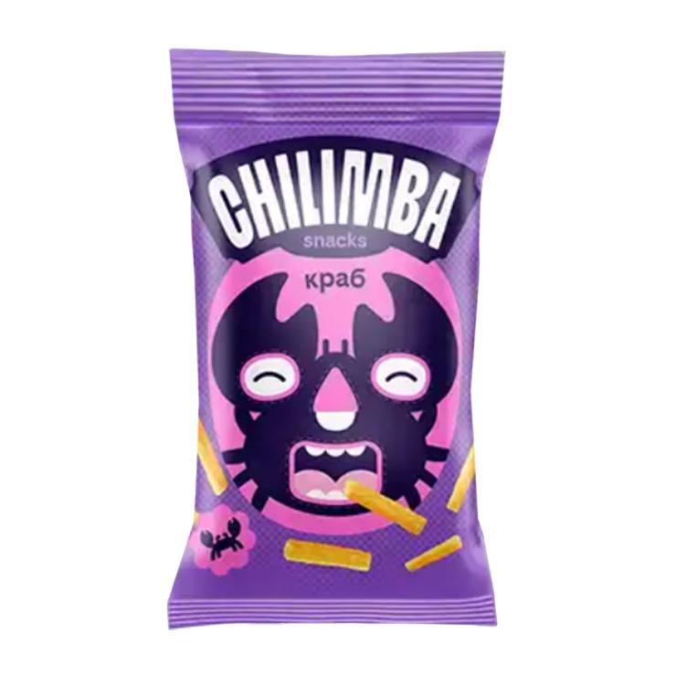 Снеки кукурузные Chilimba краб 30 гр., флоу-пак