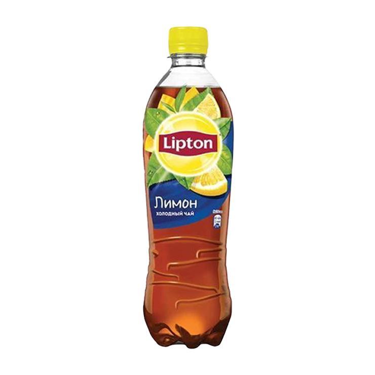 Чай холодный Lipton черный лимон 500 мл., ПЭТ