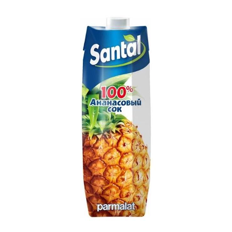 Сок Santal ананасовый 1 л., тетра-пак