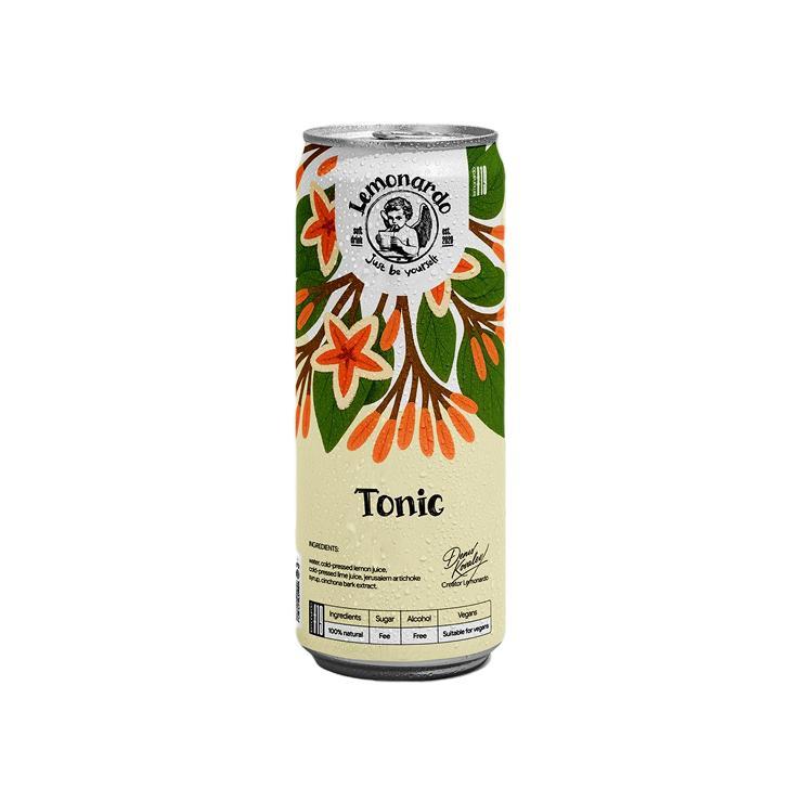 Напиток газированный Lemonardo Tonic без сахара 330 мл., ж/б