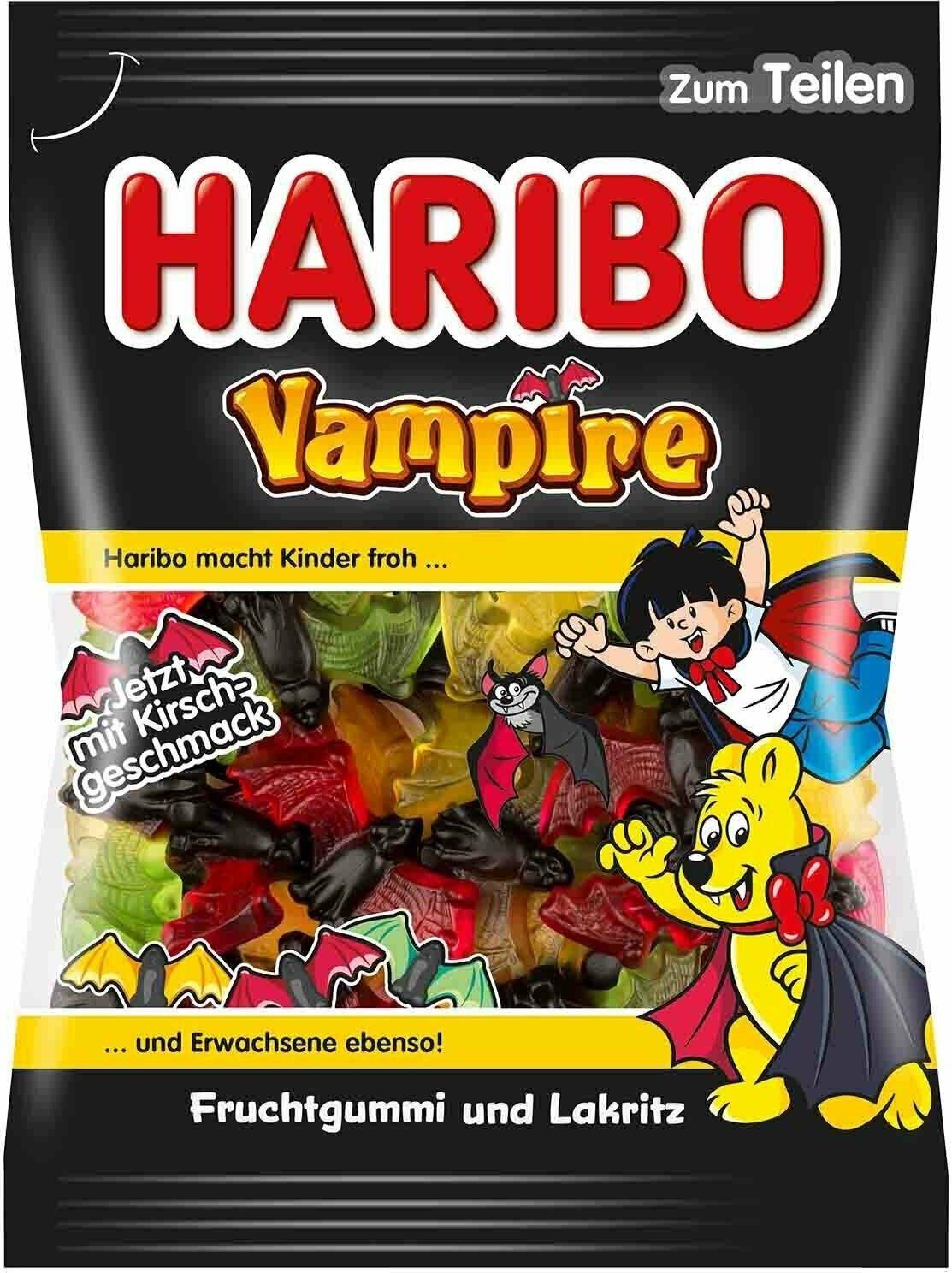 Мармелад Haribo Vampire жевательны 175 гр., флоу-пак