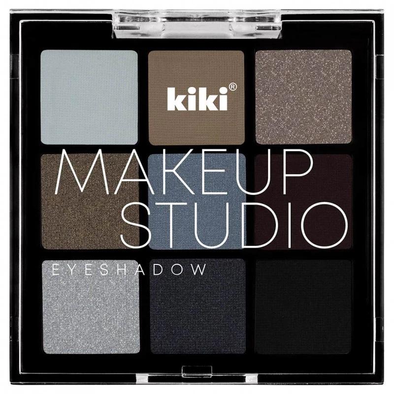 Тени для век 9-ти цветные 202 KiKi MAKEUP STUDIO, 8,4 гр., ПЭТ