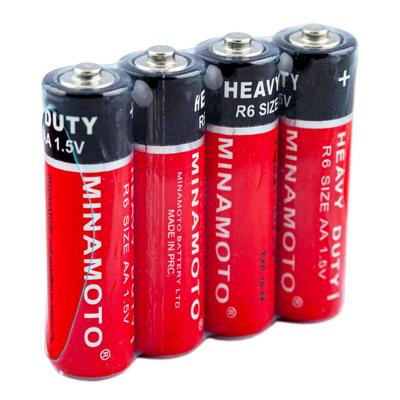 Батарейка R06 (АА) 4 шт/уп Minamoto 1/1, блистер