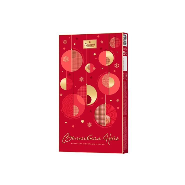 Конфеты Couturier волшебная ночь шоколадные ассорти с помадными начинками 130 гр., картон