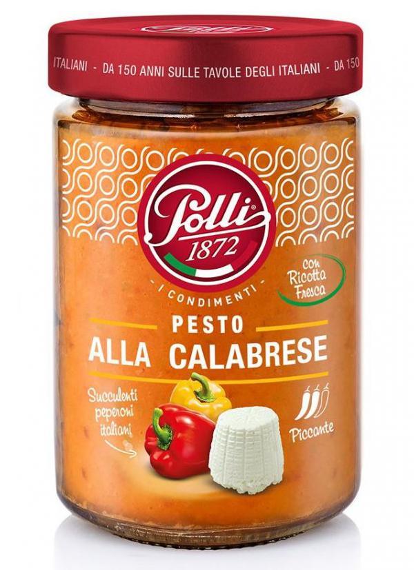 Соус Polli Alla calabrese песто 190 гр., стекло