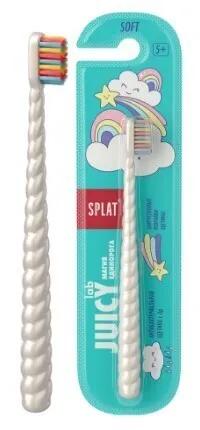 Щетка зубная Splat Juicy Lab Магия единорога жемчужная для детей, блистер