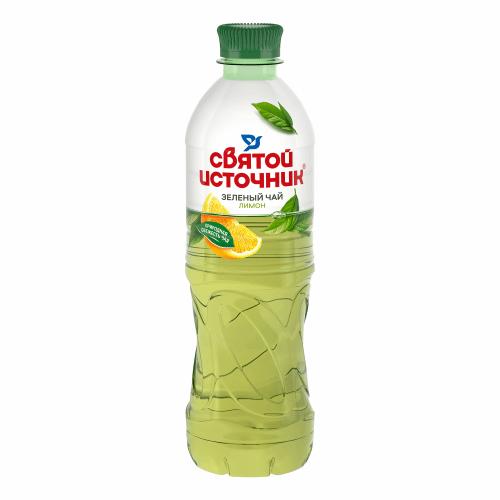 Чай холодный Святой Источник зеленый с лимоном 500 мл., ПЭТ