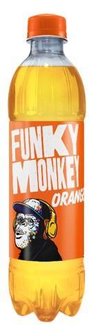 Напиток сильногазированный Funky Monkey Оранж 500 мл., ПЭТ