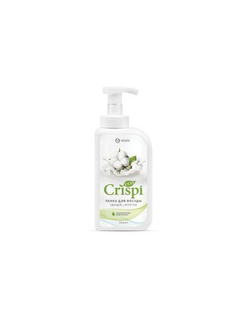 Средство для мытья посуды Grass Crispi, с маслами белого хлопка