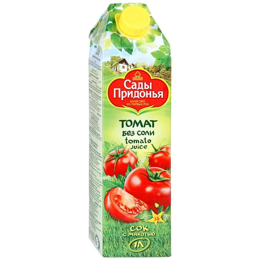 Сок томат с солью Сады придонья 2 л., тетра-пак
