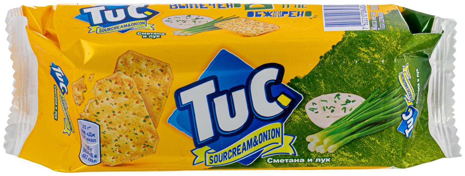 Крекер Tuc со сметаной и луком 100 гр., флоу-пак