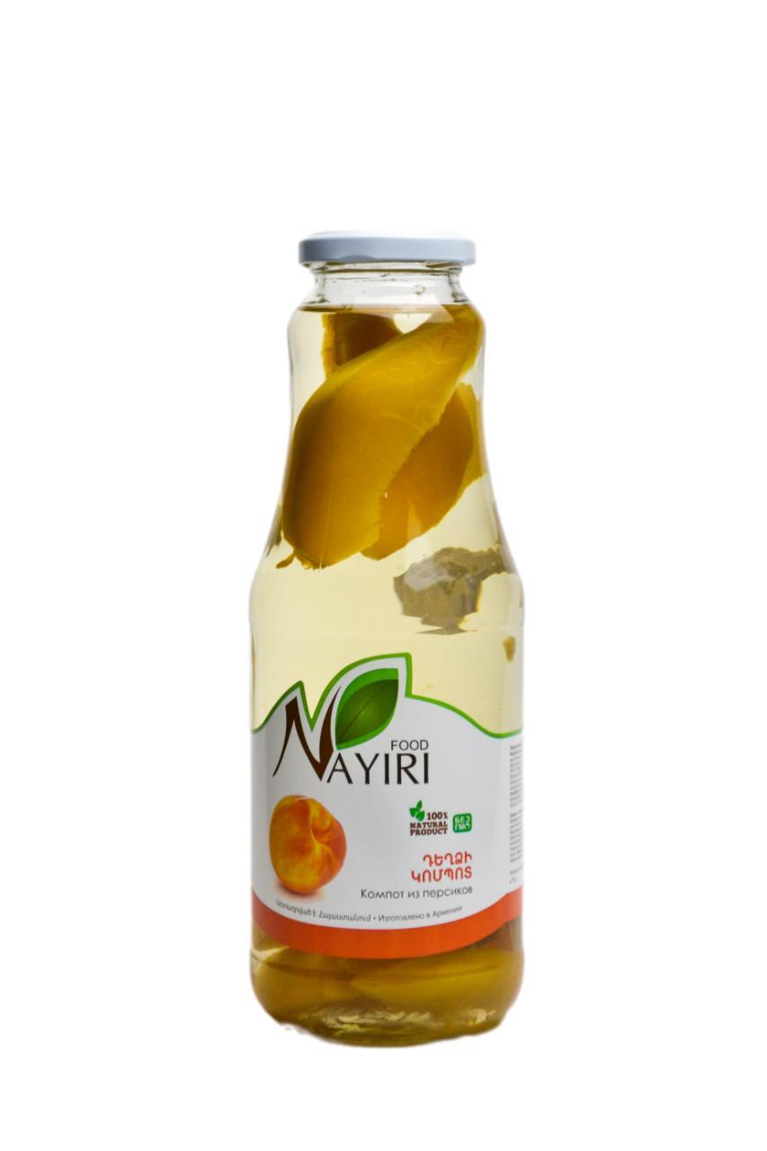 Компот Nayiri food из персика 1 л., стекло
