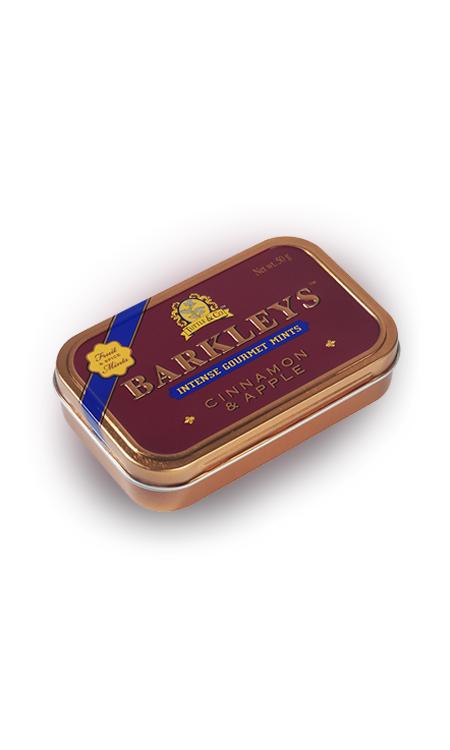 Конфеты Barkleys леденцы Корица Яблоко, 50 гр., ж/б