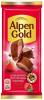 Шоколад Alpen Gold молочный с клубнично-йогуртной начинкой, 85 гр., флоу-пак