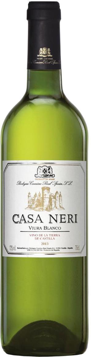 Вино Каса Нери Виура Бланко белое сухое Испания 750 мл., стекло