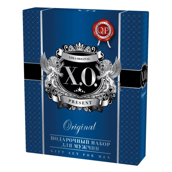 Набор для мужчин Compliment Q.P.X.O. Original №1005 шампунь и гель для душа 440 мл., картон
