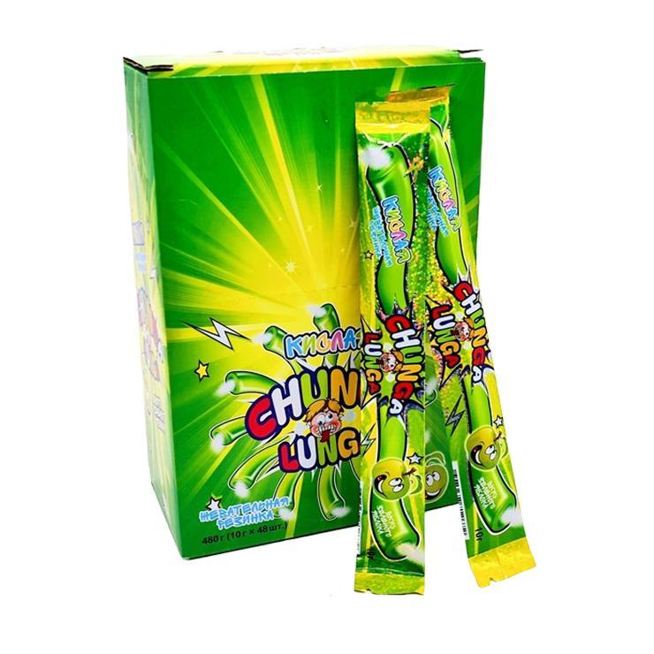 Жевательная резинка Chunga Lunga яблоко с кислым порошком 10 гр., саше