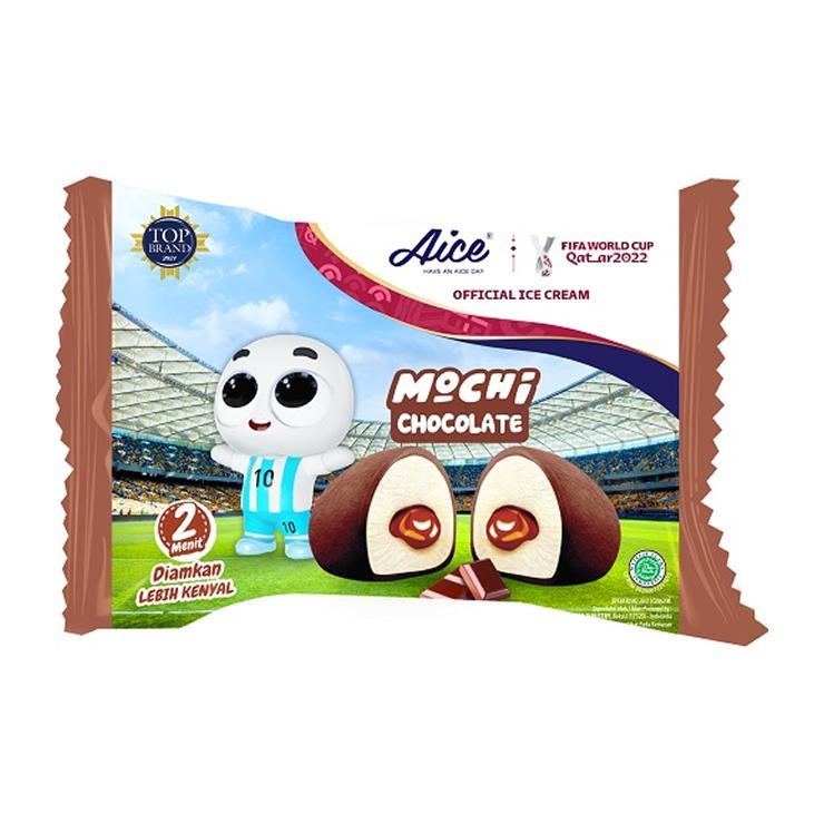 Мороженое пломбир Aice батончик моти шоколад 40 гр., флоу-пак