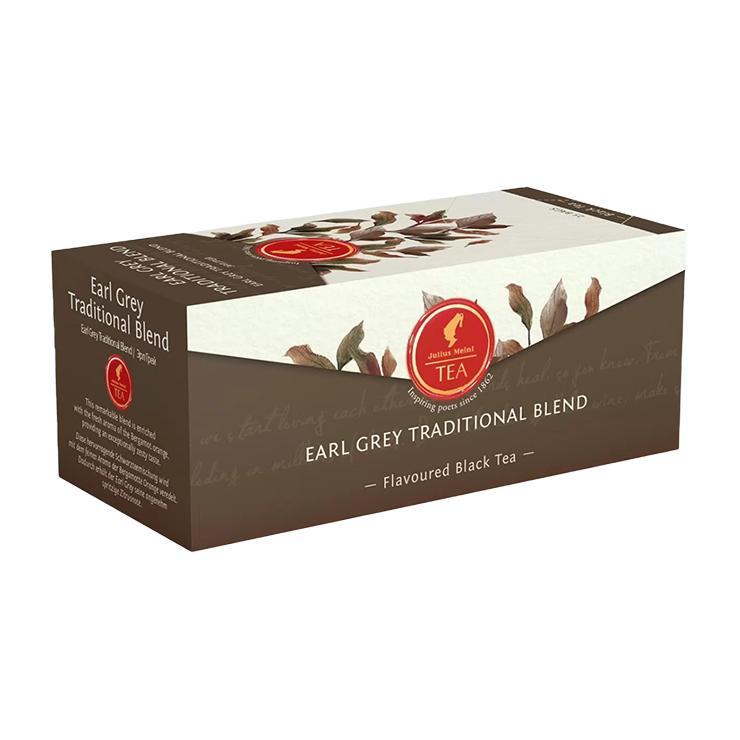 Чай Julius Meinl Earl Grey Эрл Грэй стандарт черный в пакетиках 25х1,5 гр., картон
